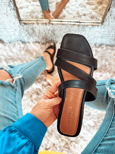Malibu Black Sandals