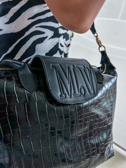 Flap Frame Bag Negro