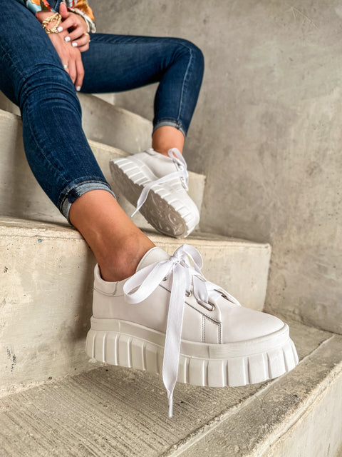 Brooklyn Vail White Sneakers