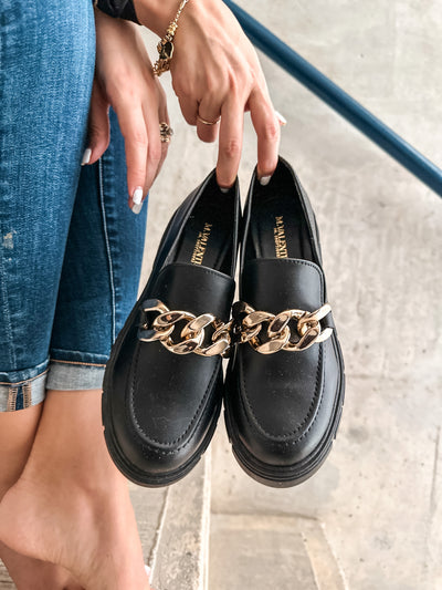 Columbia Black Loafers