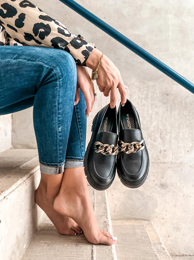 Columbia Black Loafers