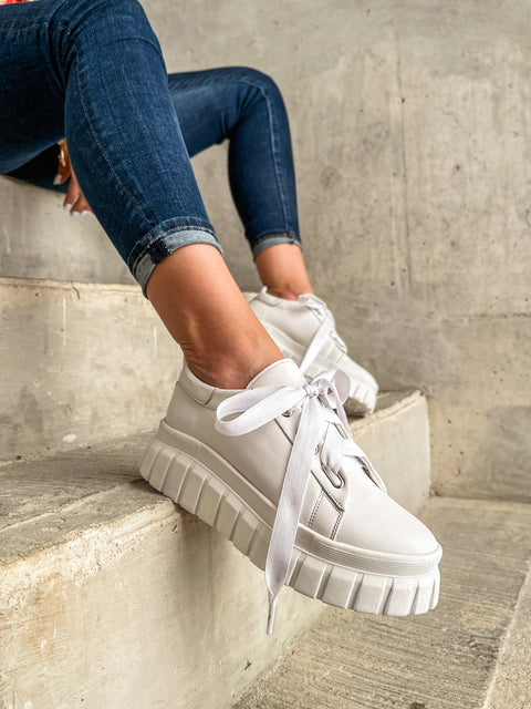 Brooklyn Vail White Sneakers