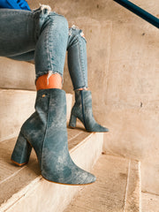 Blooming Boots Denim Blue