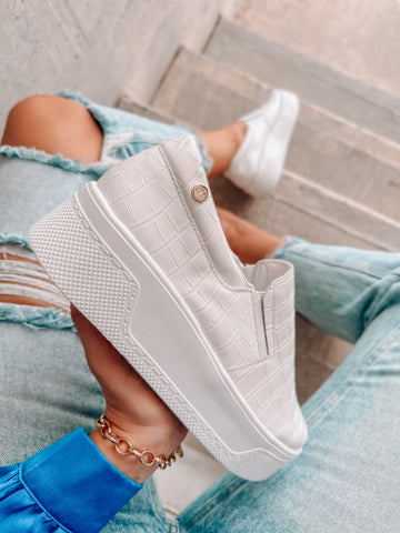 Creed High White Coco Sneakers