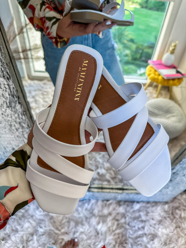 Malibu White Sandals