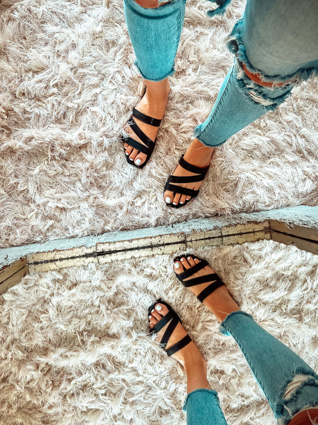 Malibu Black Sandals