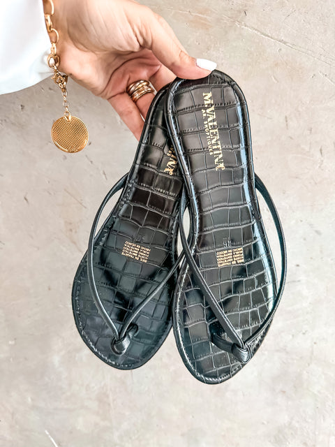 Niza Black Coco Sandals