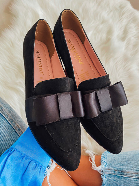 Flats Valentina Black