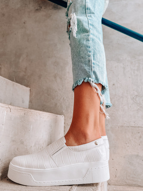 Creed High White Coco Sneakers
