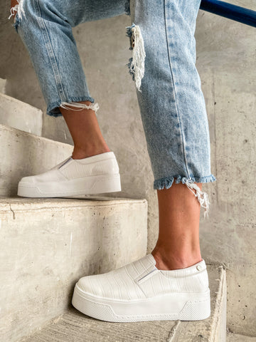 Creed High White Coco Sneakers