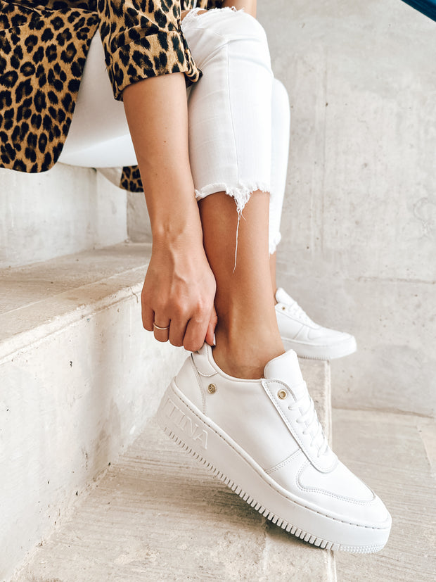 Boston Sneakers All White