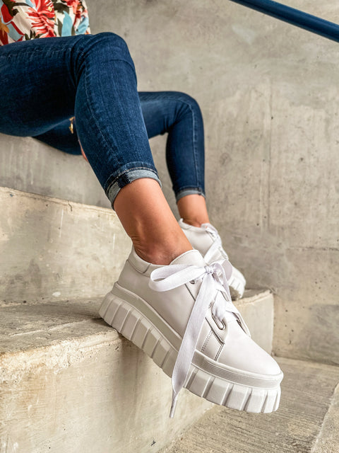Brooklyn Vail White Sneakers