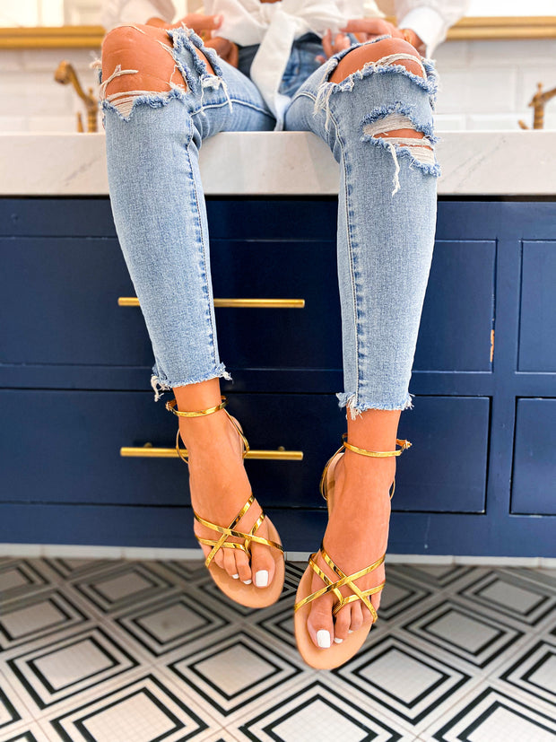 Galena Sandals Gold