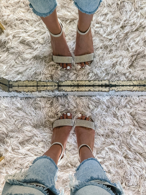 Kylie Silver Heels