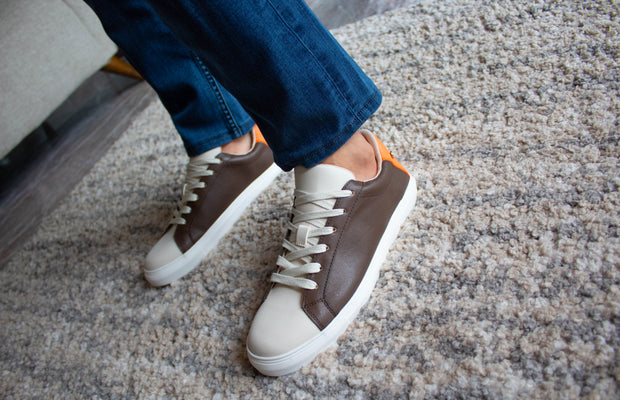 Praga Sneakers Brown & Orange