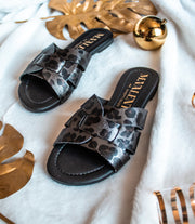 Tessa Sandals Feline Silver