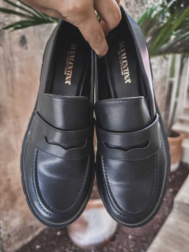 St Tome Mocasines Classy All Black